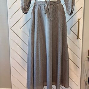 Antonio Melani - Gingham Skirt - Black/Ivory - Size 2